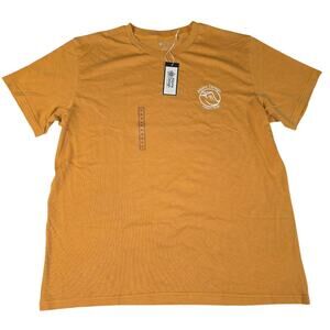 Alpine Design T Shirt Mens XL Graphic Tee Hike Golden Honey NWT